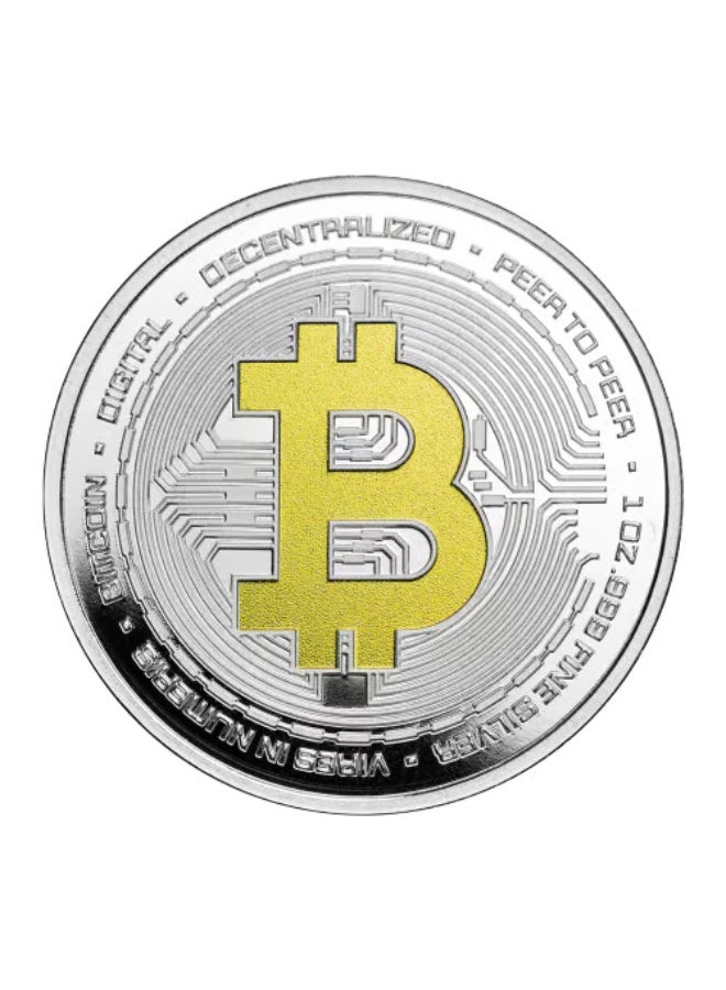 بامب عملة بيتكوين فضية ملونة بوزن أونصة واحدة لعام 2025 - بامب - Image 1